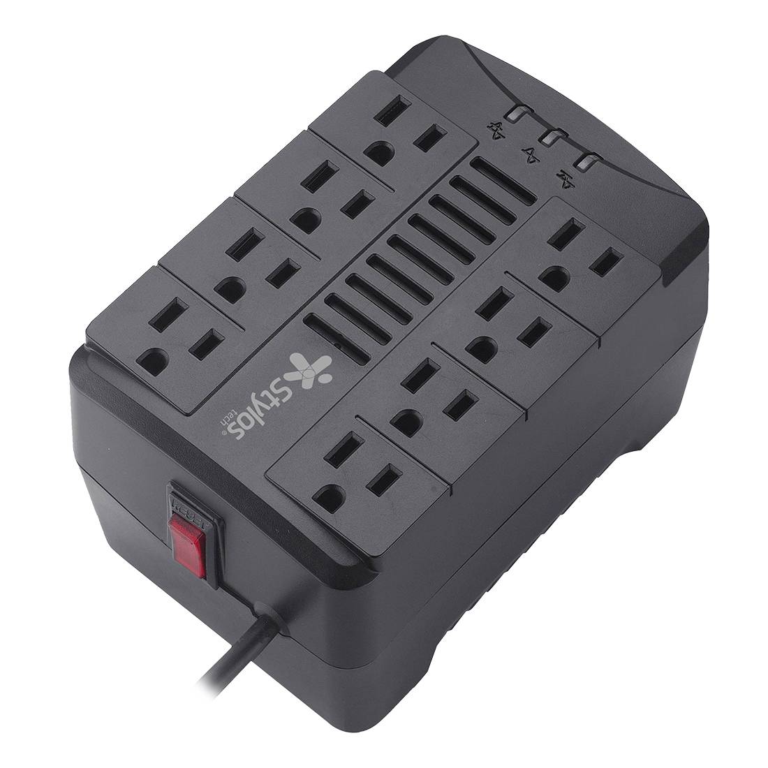 Regulador STYLOS 650W AVR. STTR650B. - Regulador STYLOS 650W AVR. STTR650B. -